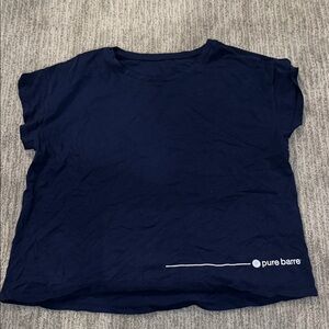Pure Barre Dark Blue Tee